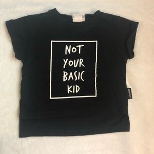 Not your basic kid t-shirt